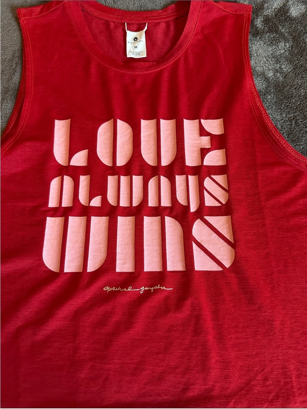 Spiritual Gangster Red Tank